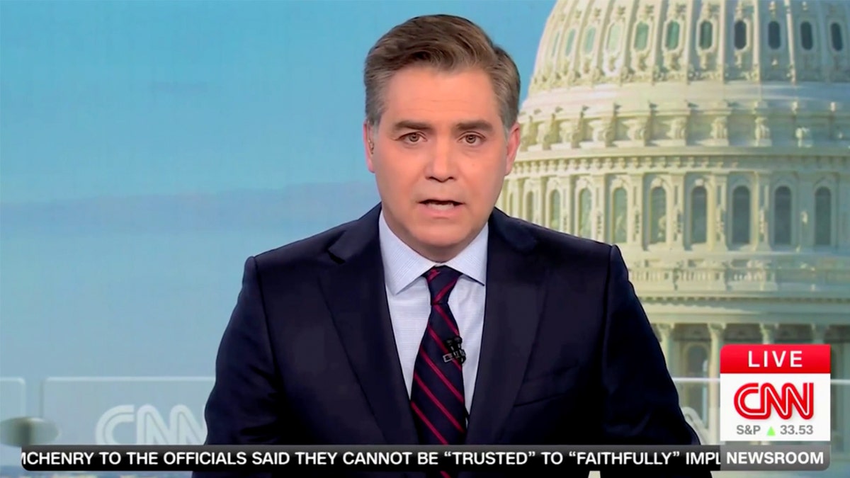 CNN's Jim Acosta speaking during his show announcement.