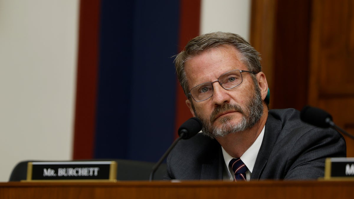 Rep. Tim Burchett seated at a hearing in the Rayburn House Office Building