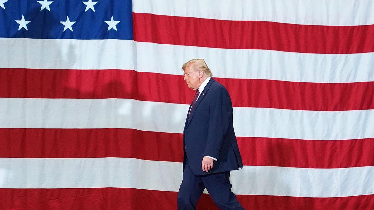U.S. President Donald Trump arriving at Mack Trucks Lehigh Valley Operations facility in Macungie, Pennsylvania