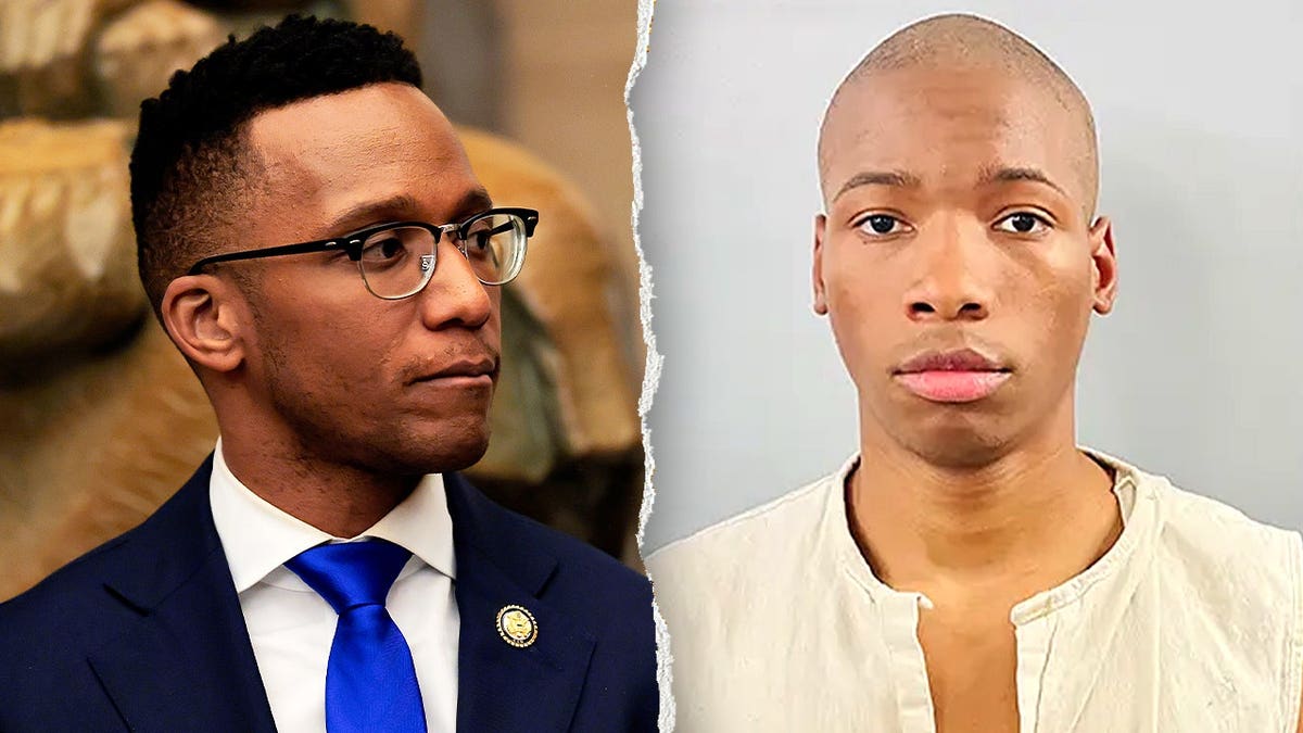 Split of Rep. Christian Menefee, D-Texas and Karmelo Anthony