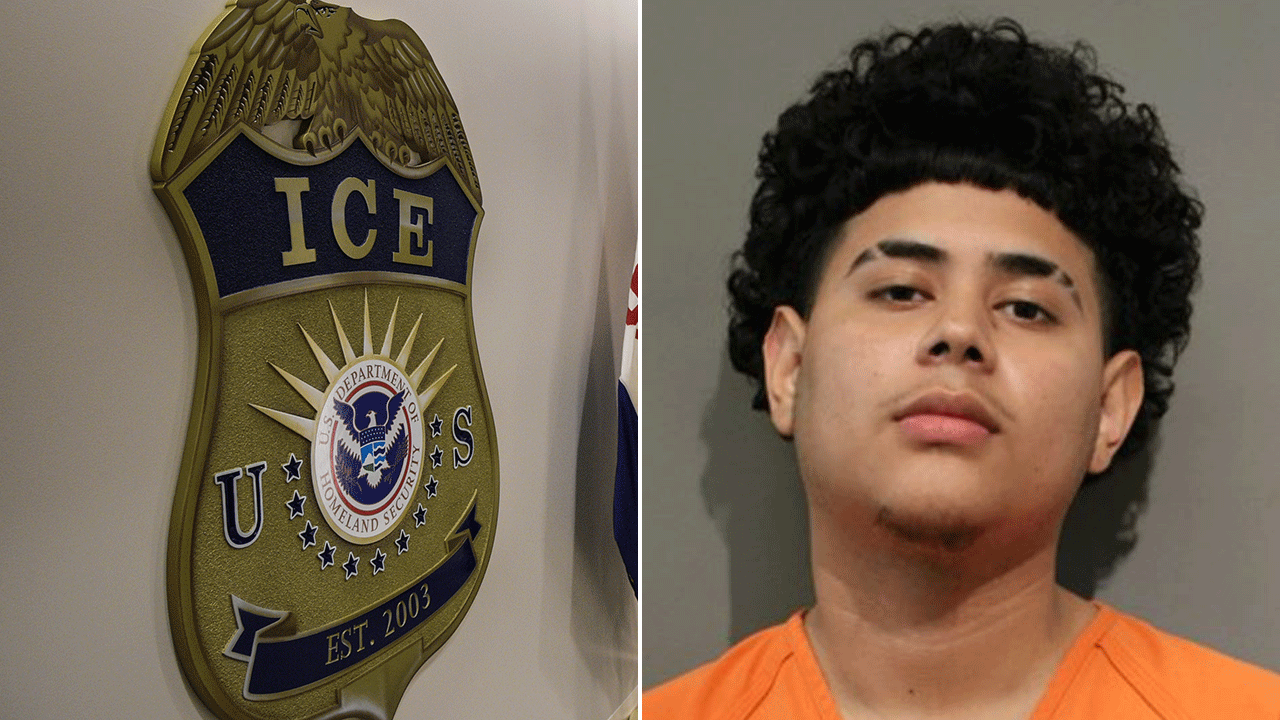 Split of ice insignia and suspect Velesquez-Torres