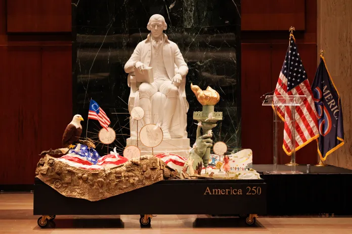 America250 Birthday Cake ceremony at the Library of Congress.