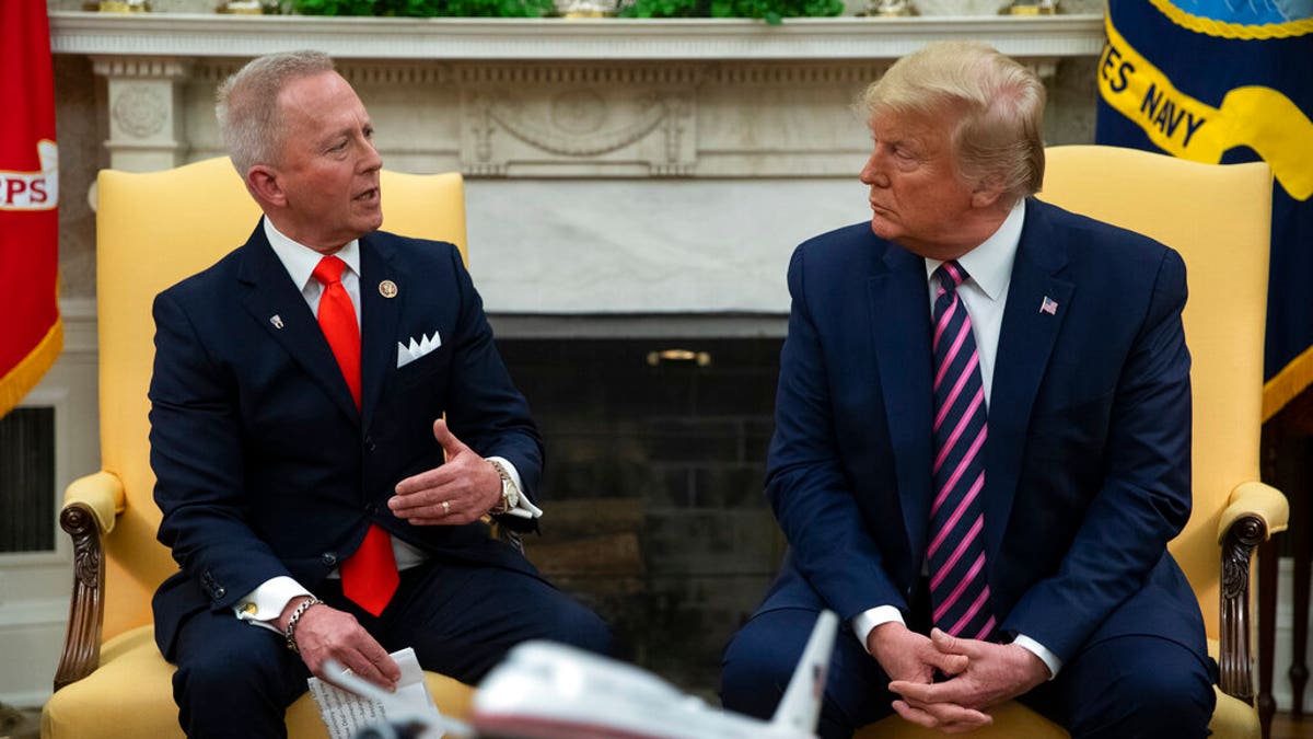 Jeff Van Drew in the Oval Office with Donald Trump