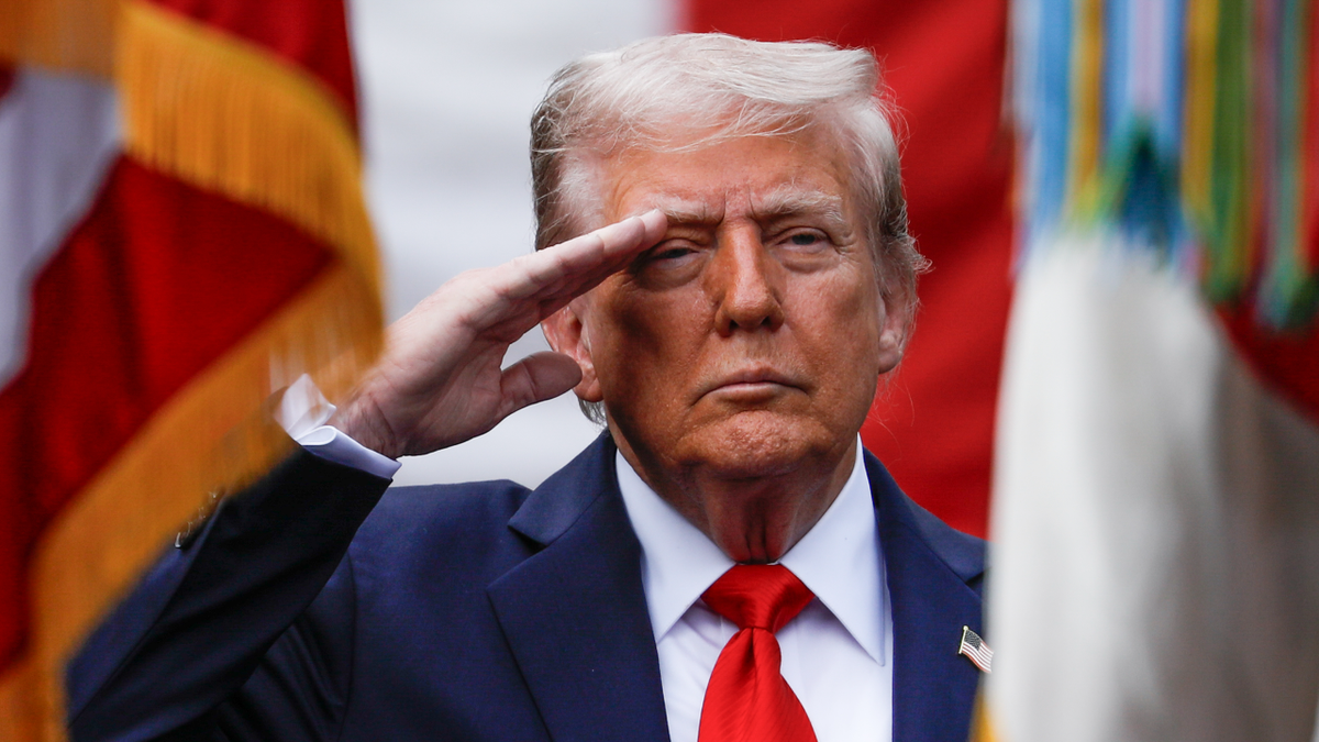 President Donald Trump attends a ceremony at the Pentagon in 2025