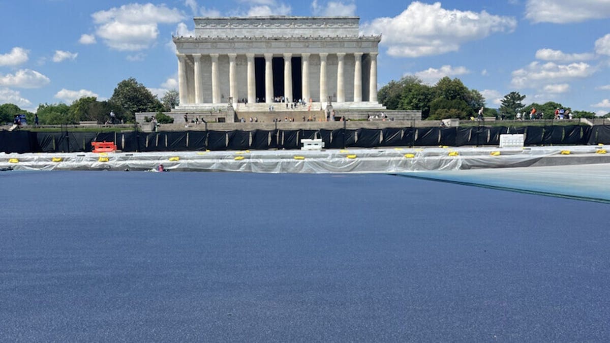 trump reflecting pool rubber