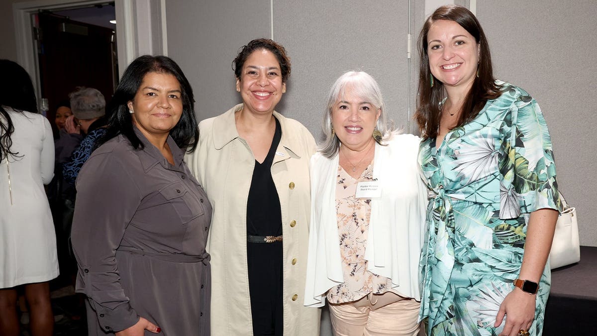 Kimberly Peeler-Allen, pictured second from the left, attending the 35th Annual Celebrating Women® Breakfast at New York Marriott Marquis Hotel on May 11, 2022 in New York City. Peeler-Allen pleaded the Fifth Amendment on Sept. 1, 2026, during a probe into Democratic fundraising platform ActBlue, for which she is a member of the board of directors.