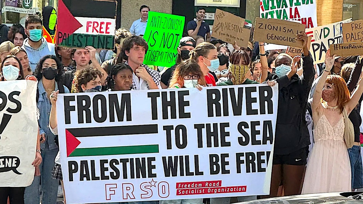 From the River to the Sea poster, Tulane.