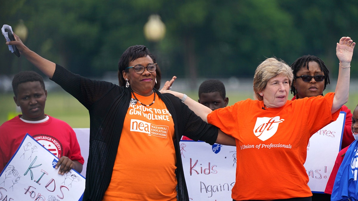 Presidents of the nation's two largest teachers unions the National Education Association and the American Federation of Teachers