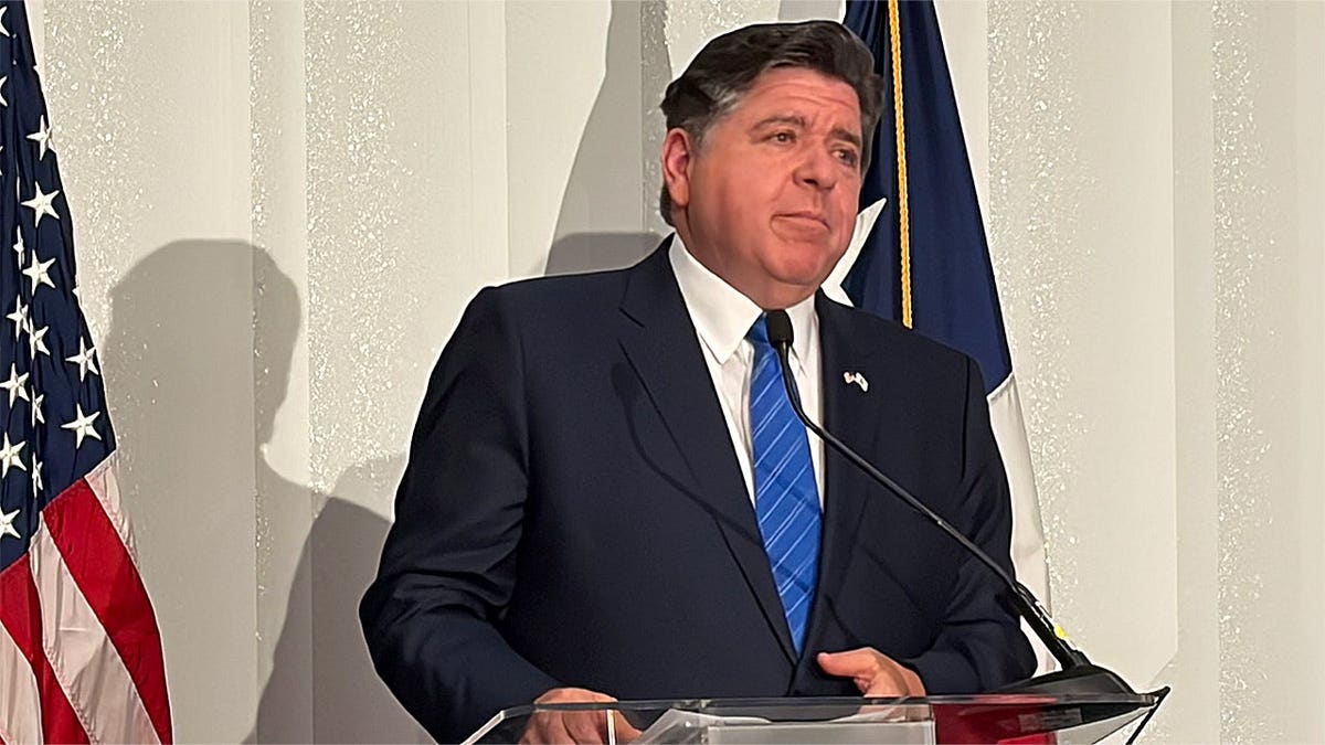 JB Pritzker in Dallas takes aim at Trump and GOP midterm convention