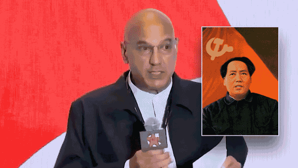 Neville Roy Singham and Mao Zedong