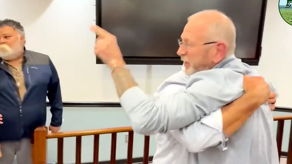 Video shows Pemberton Township Mayor Matthew Bianchini rushing toward a resident during a council meeting before several people intervened.